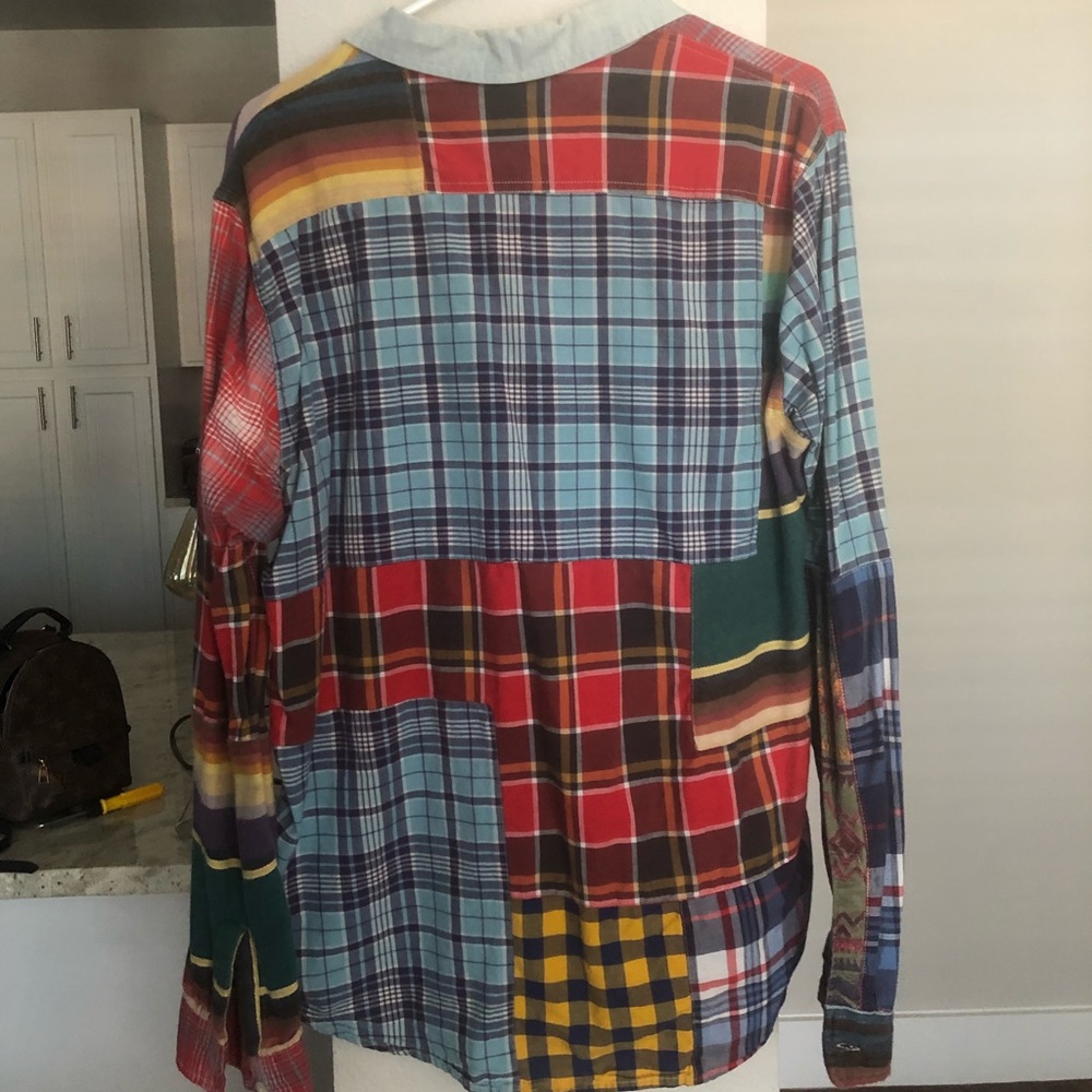 BANGER Patchwork Ralph Lauren Vintage Button up - Picture 2 of 5